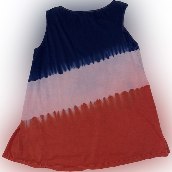 Grab this top ASAP ✨🦋 CHAPS A-Symmetrical Tank Top 🇺🇸 🇺🇸 LOVE AMERICA - Picture 3 of 6